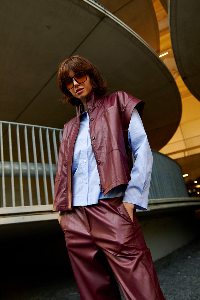 Daphne eco leather pants Daphne eco leather pants | Bordo