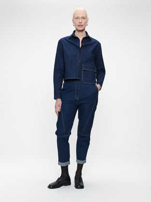 Anda denim pants | Blue denim