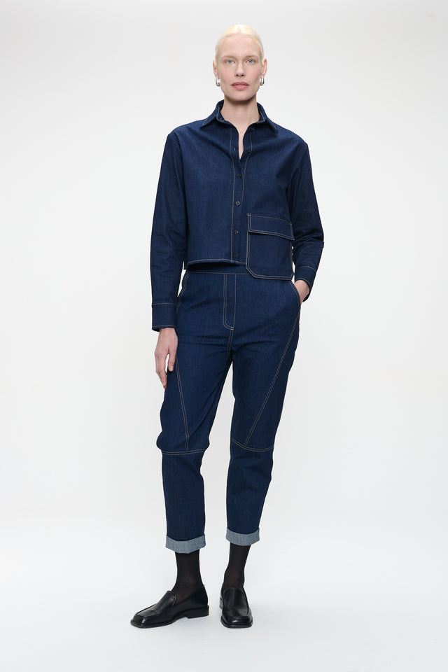 Anda denim pants | Blue denim