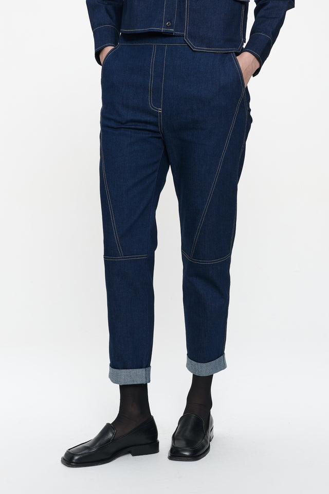 Anda denim pants | Blue denim