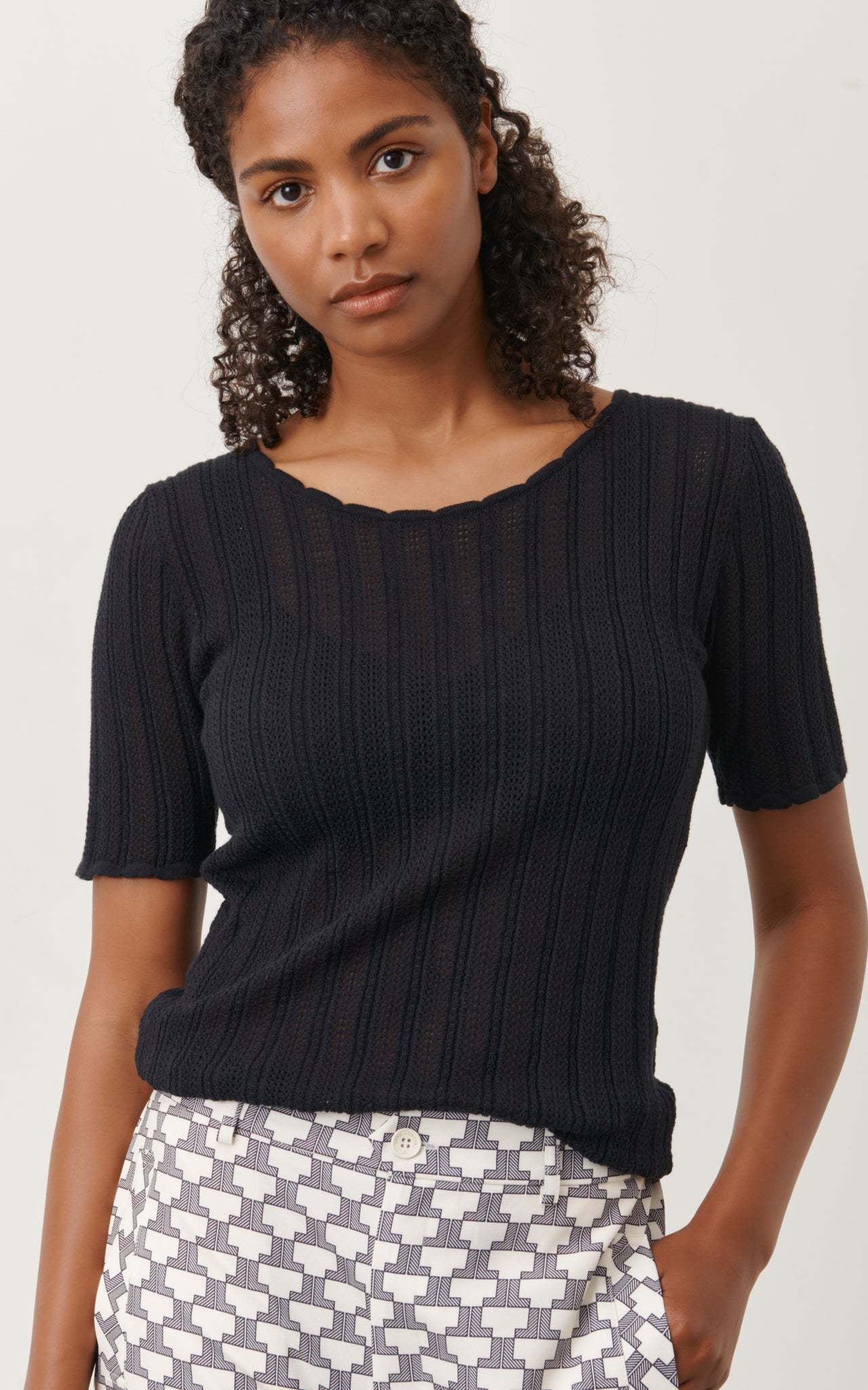 Samira top technical jersey | Light Pudra