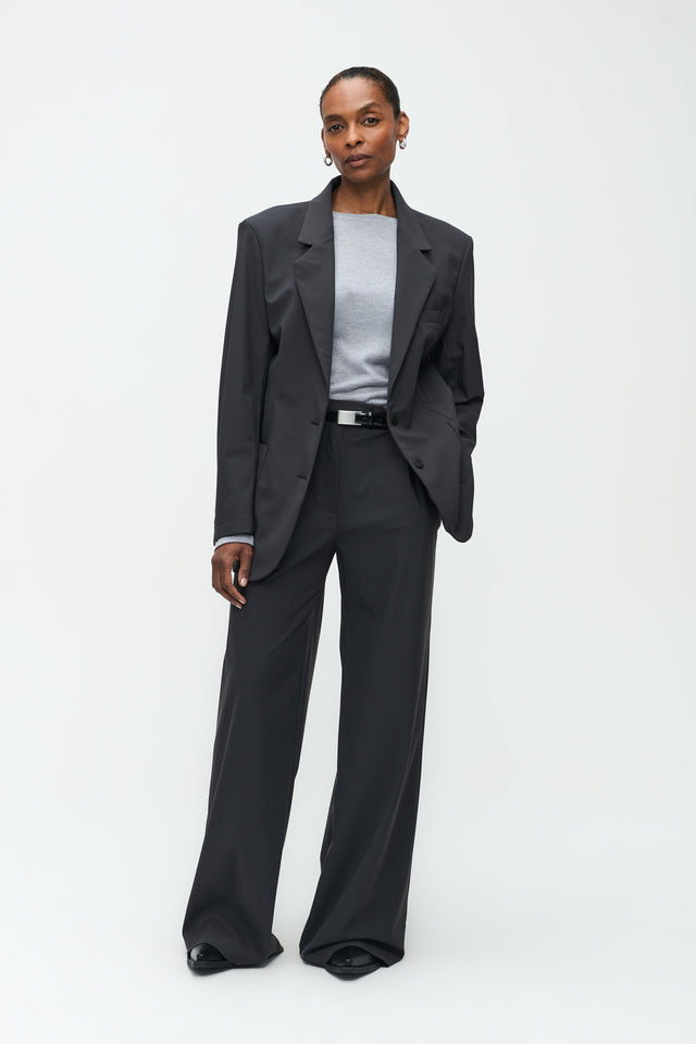 Marga Pants Technical Jersey | Dark Grey