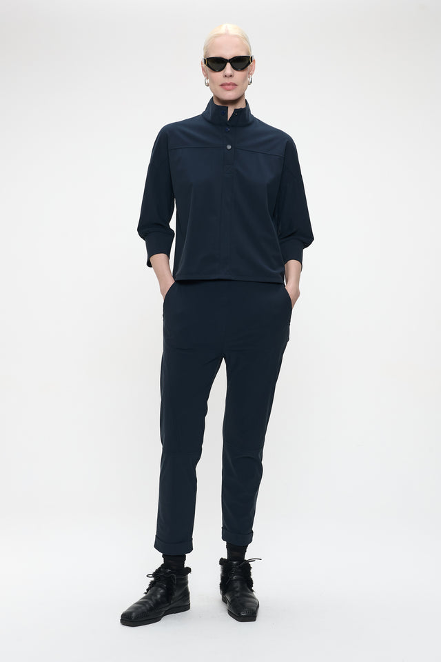 Timelia pants brush tech jersey | Blue