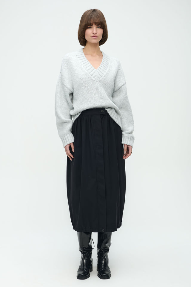 Leda Skirt Technical Jersey | Black