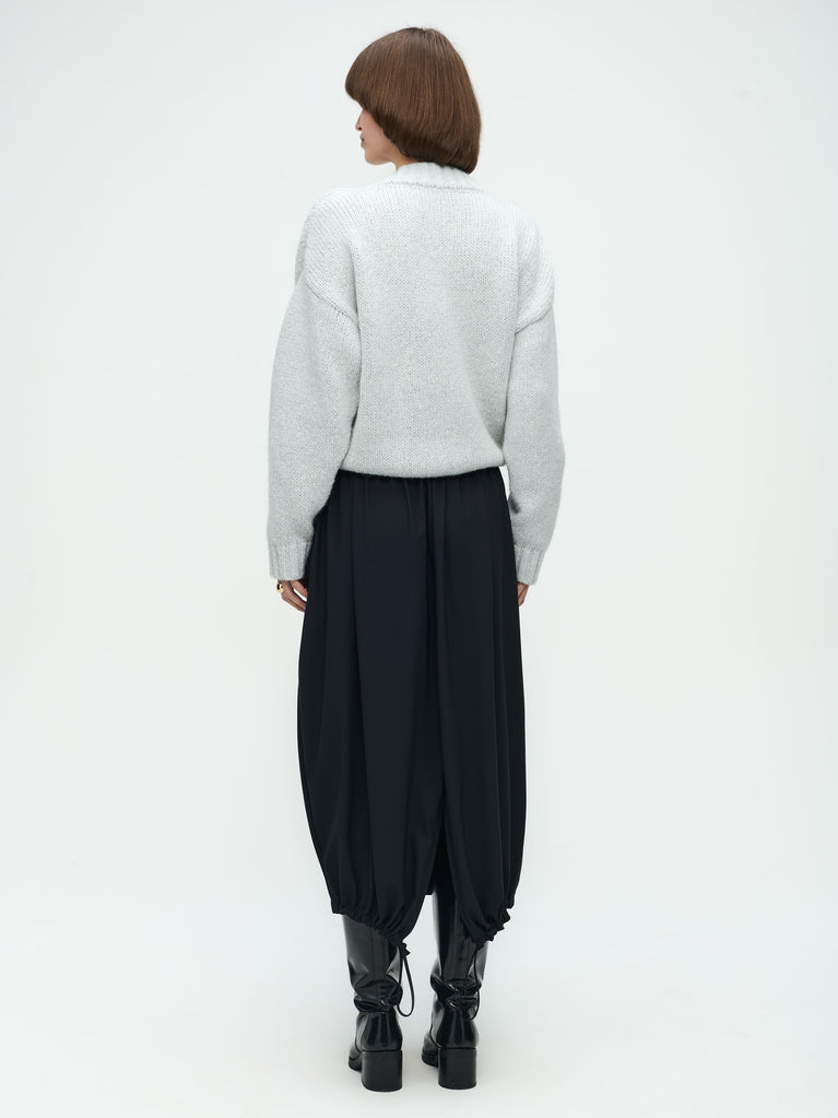 Leda Skirt Technical Jersey | Black