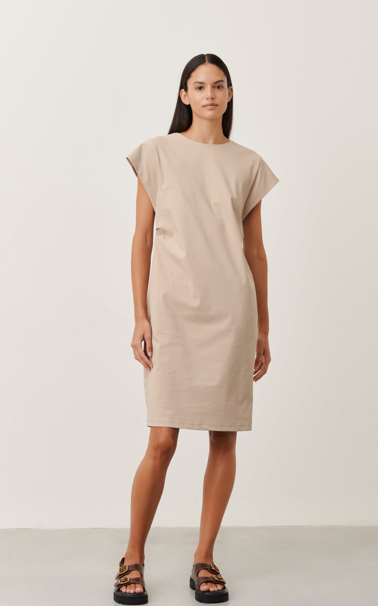 Domina Dress Technical Jersey | Sand