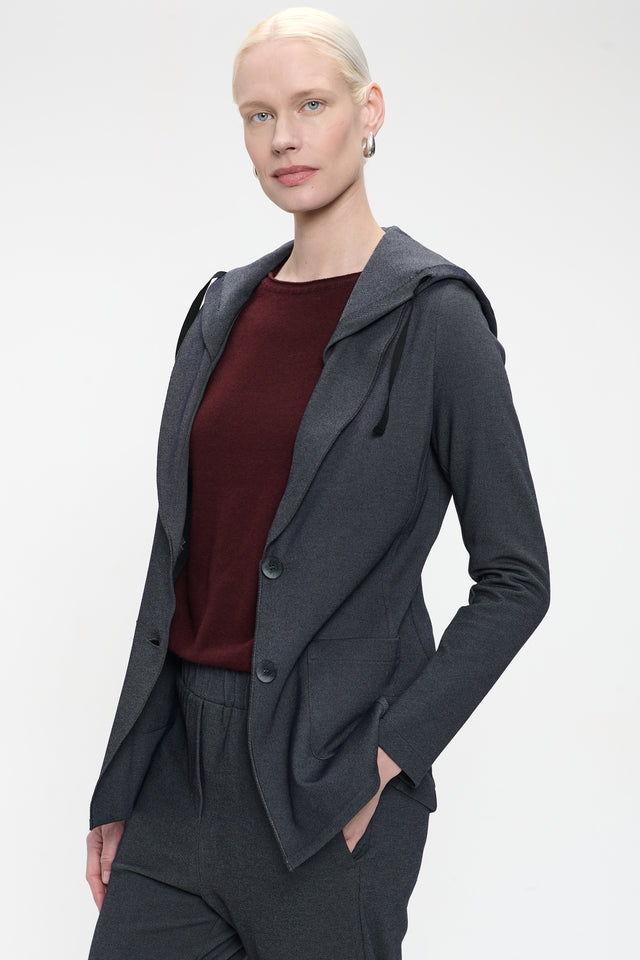 Emy hoody blazer | Denim