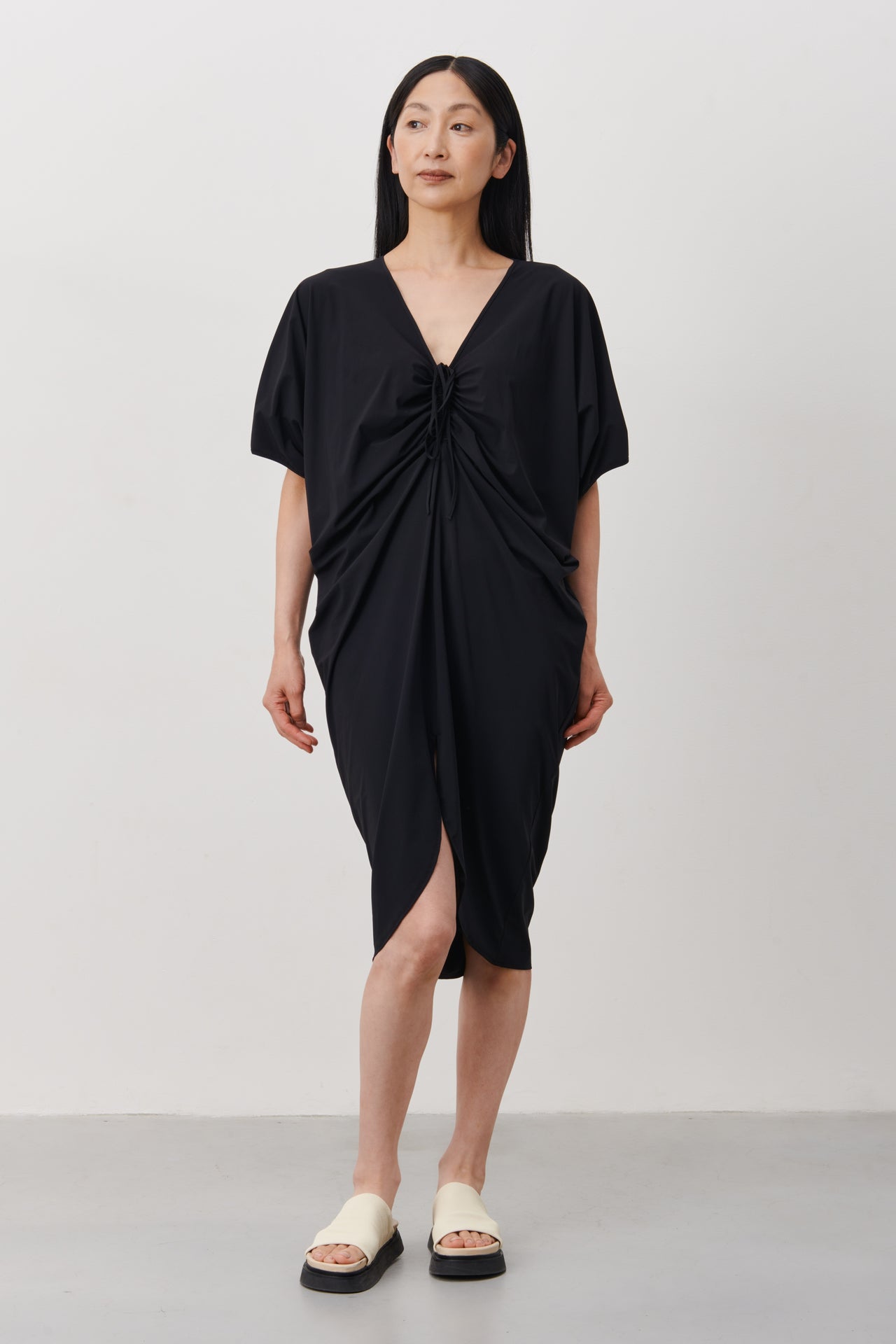Malu Dress Technical Jersey | Black