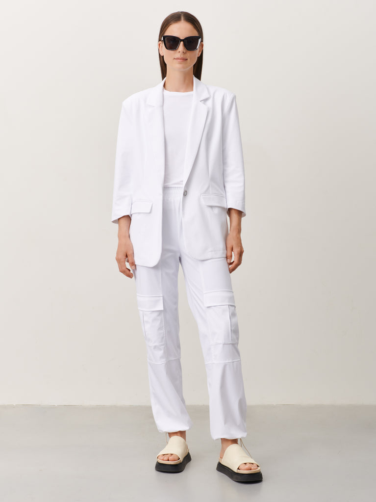 Fring Blazer Technical Jersey | White