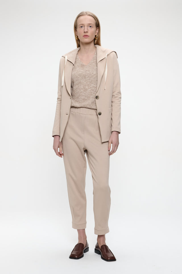 Emy hoody blazer | Beige