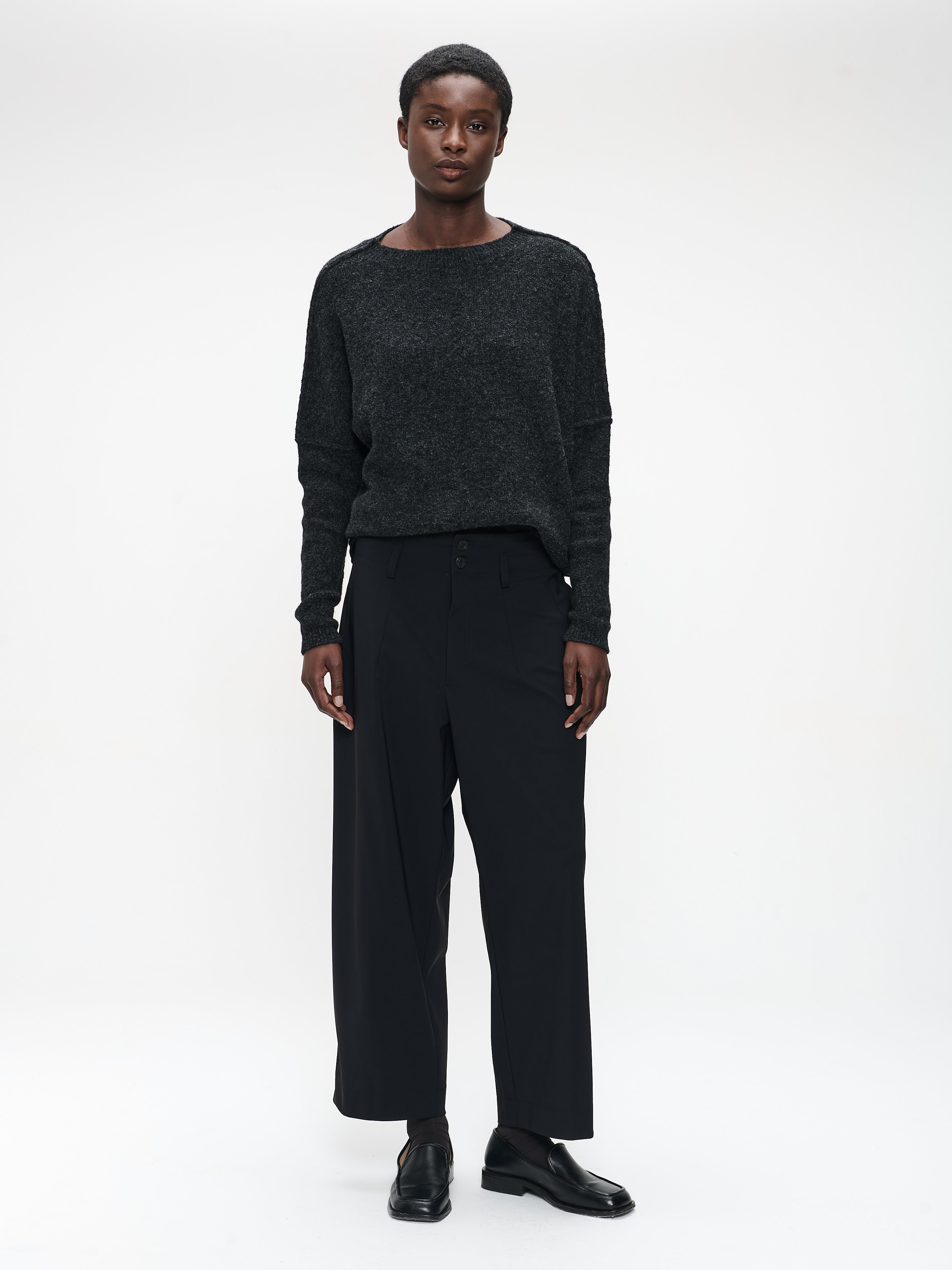 Robin pants tech jersey | Black | Jane Lushka