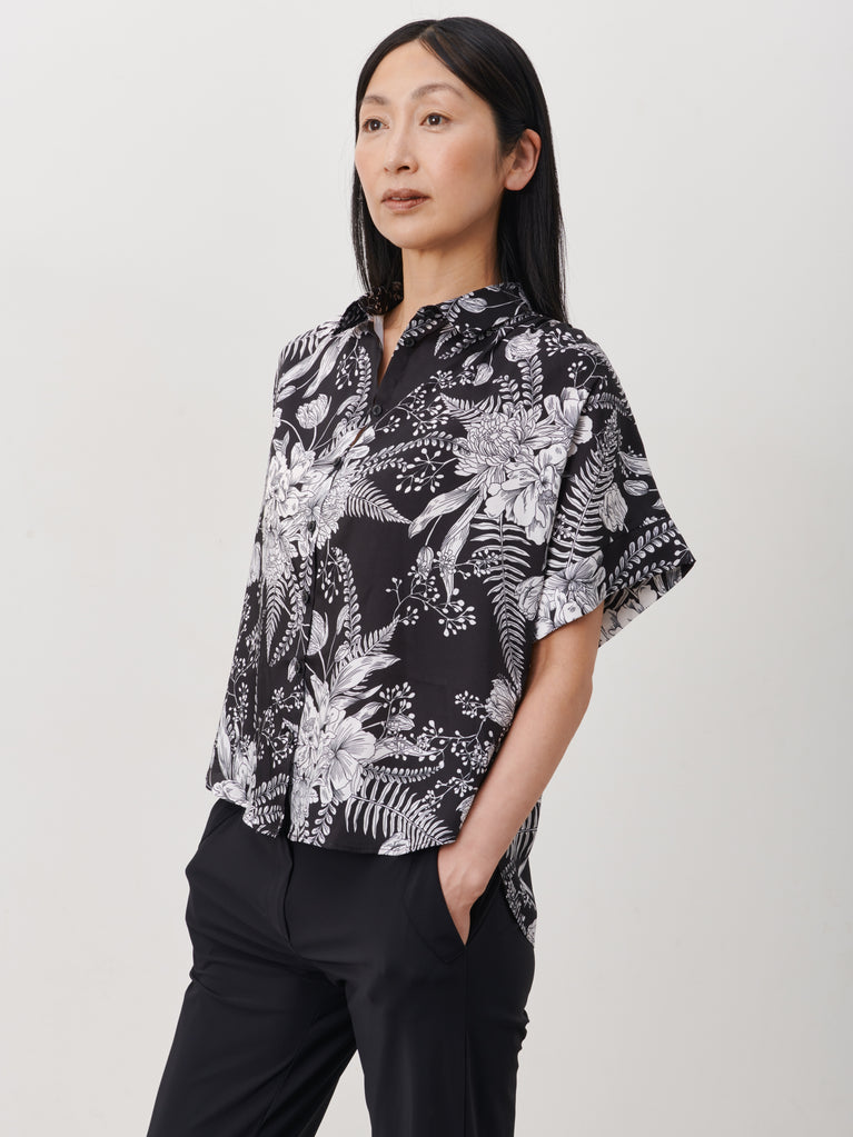 Romi Blouse | Black White