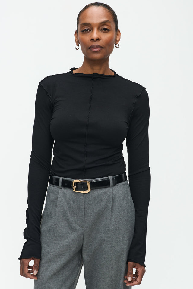 Janette P Top | Black