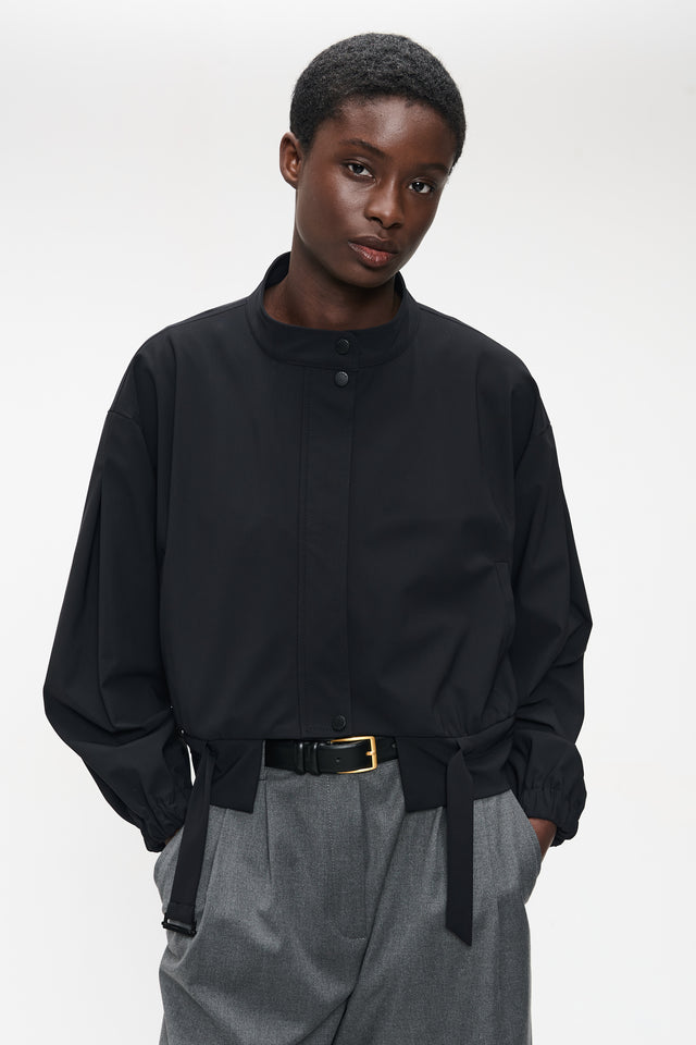 Ian jacket technical jersey | Black