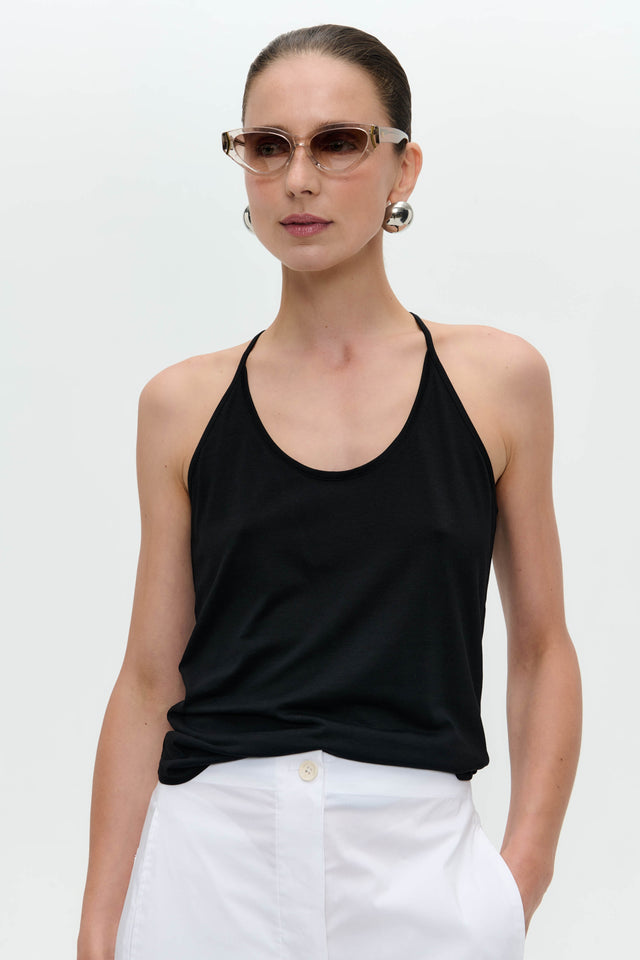 Pam cotton top | Black
