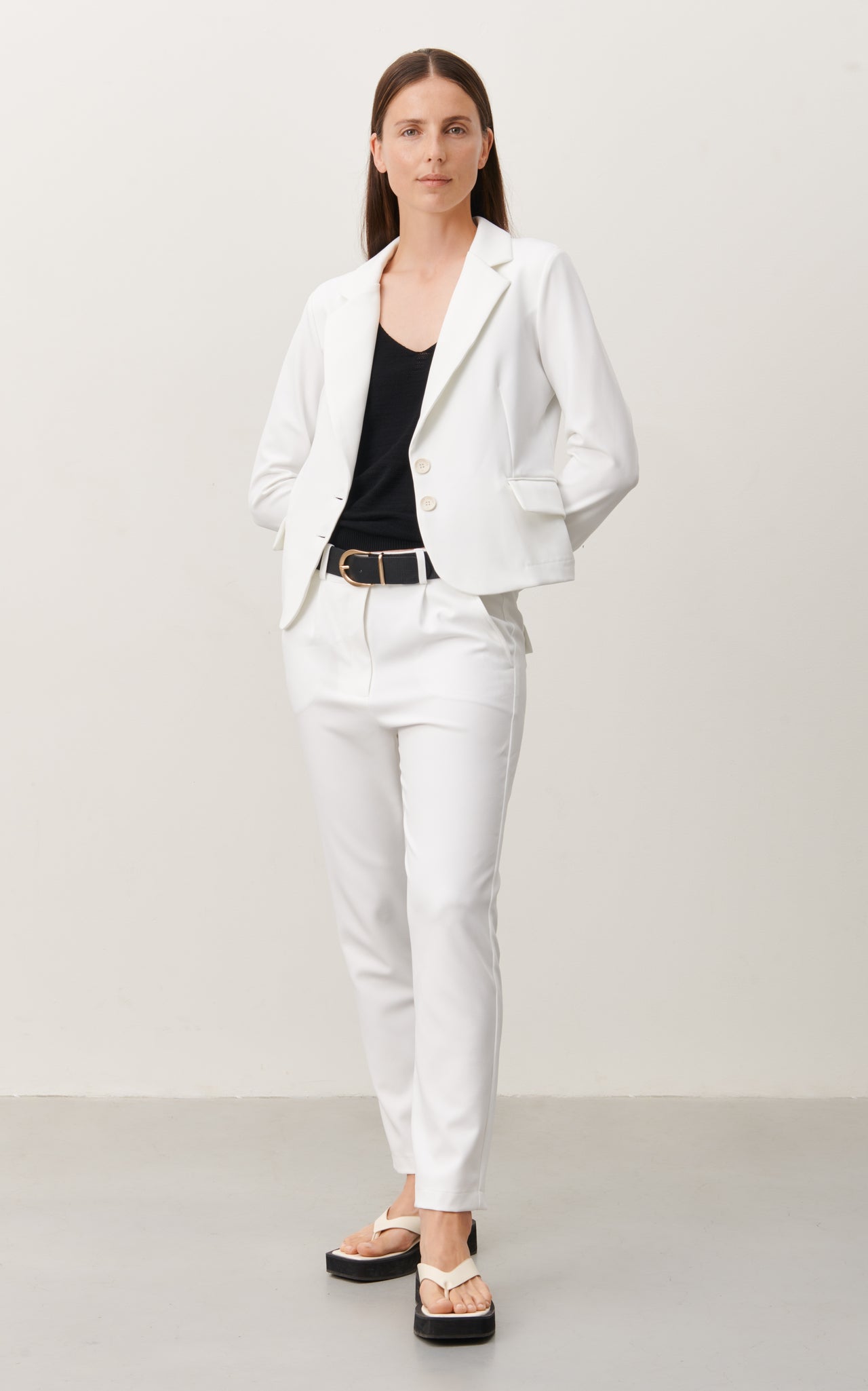 Atina Blazer | White