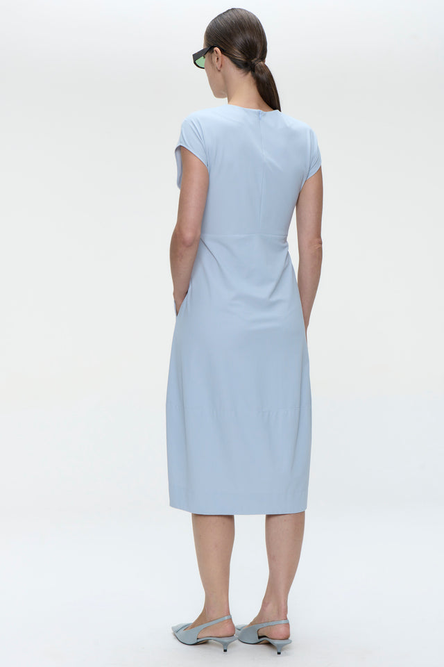 Melva dress technical jersey | Light Blue