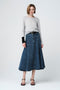 Fine Viscose Pullover 26032 | Silver