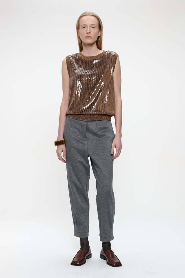 Primo viscose elastane pants | Dark Grey