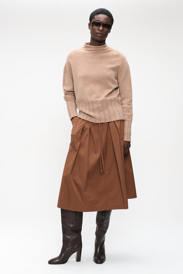Pullover viscose NB2275 | Beige Melange