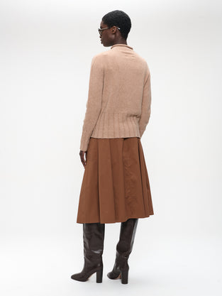Pullover viscose NB2275 | Beige Melange