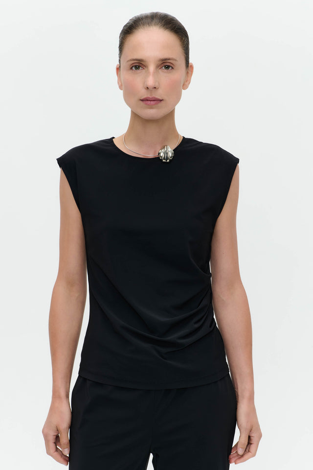 Stevie top technical jersey | Black