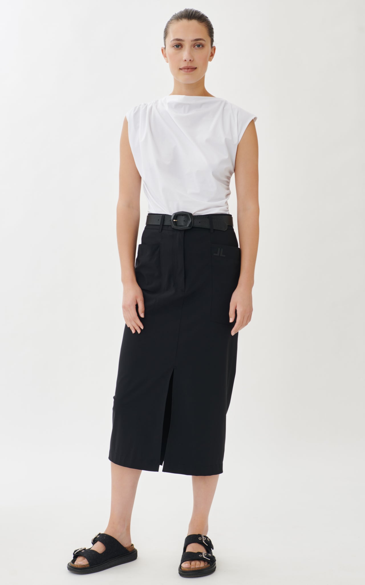 Tim Skirt Technical Jersey | Black