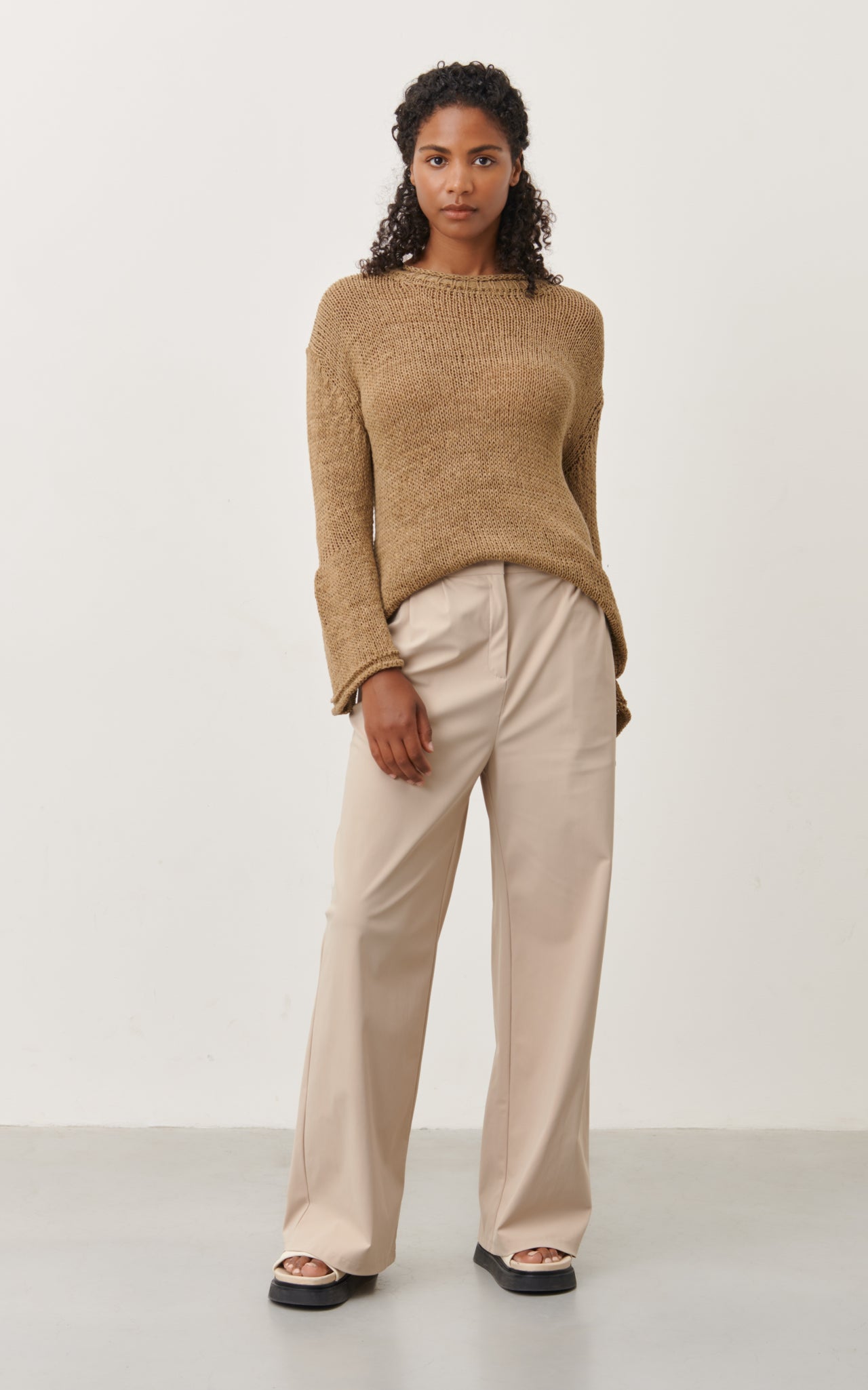 Carola structure technical jersey pants | Pink