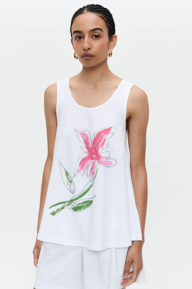 Summer cotton top | White