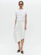 Cotton skirt T758 | White