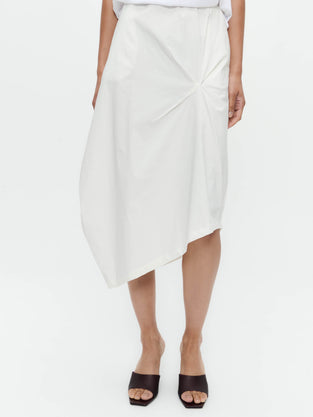 Cotton skirt T758 | White