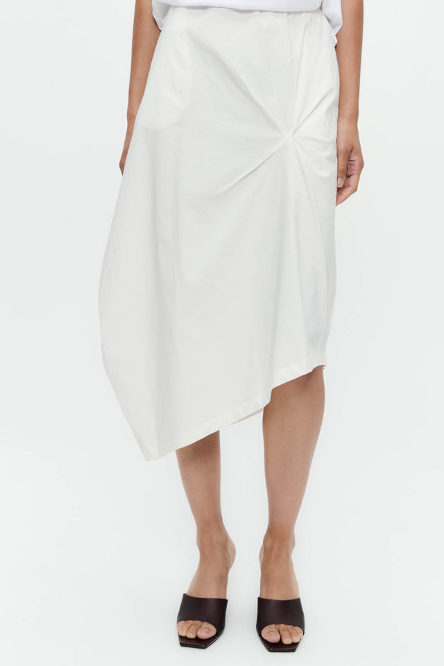 Cotton skirt T758 | White