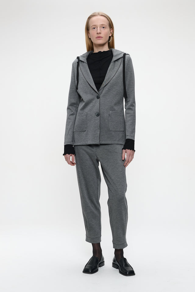 Emy hoody blazer | Dark Grey