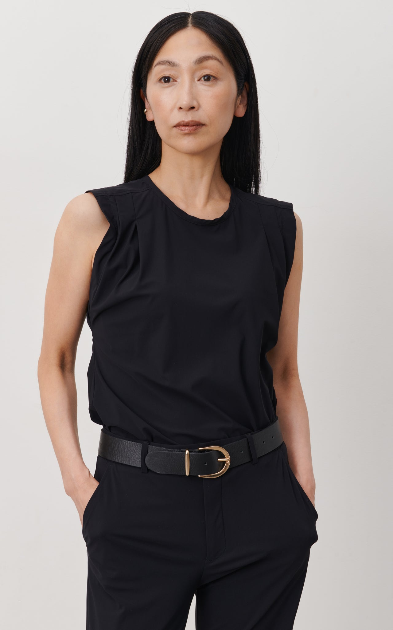 Camela Top Technical Jersey | Black