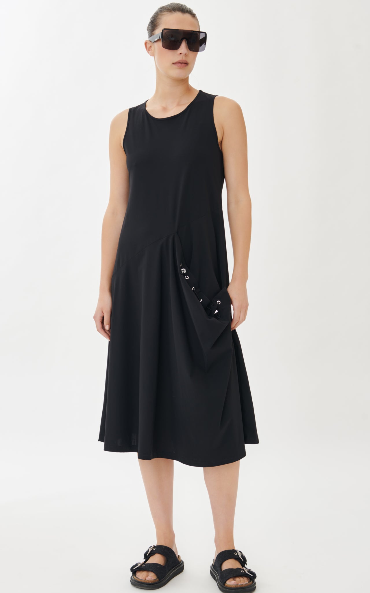 Rosa Top Technical Jersey | Black