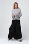 Sequined hole pullover E25053 | Light Grey