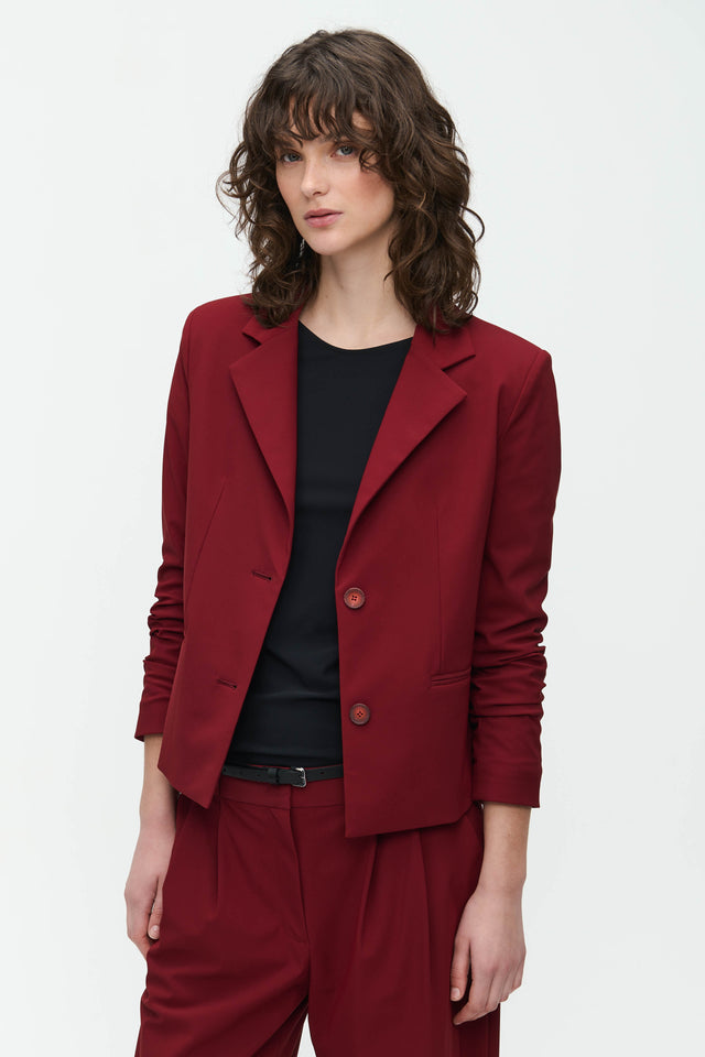 Venecia Blazer Technical Jersey | Amaranto