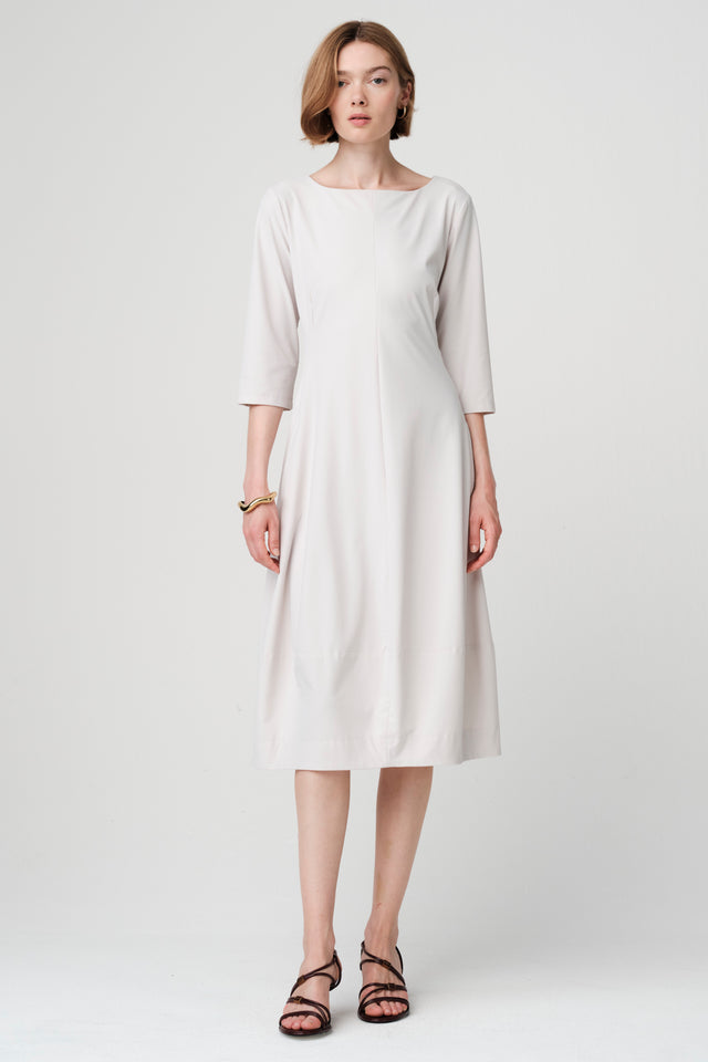 Asola structure tech jersay dress | Sand