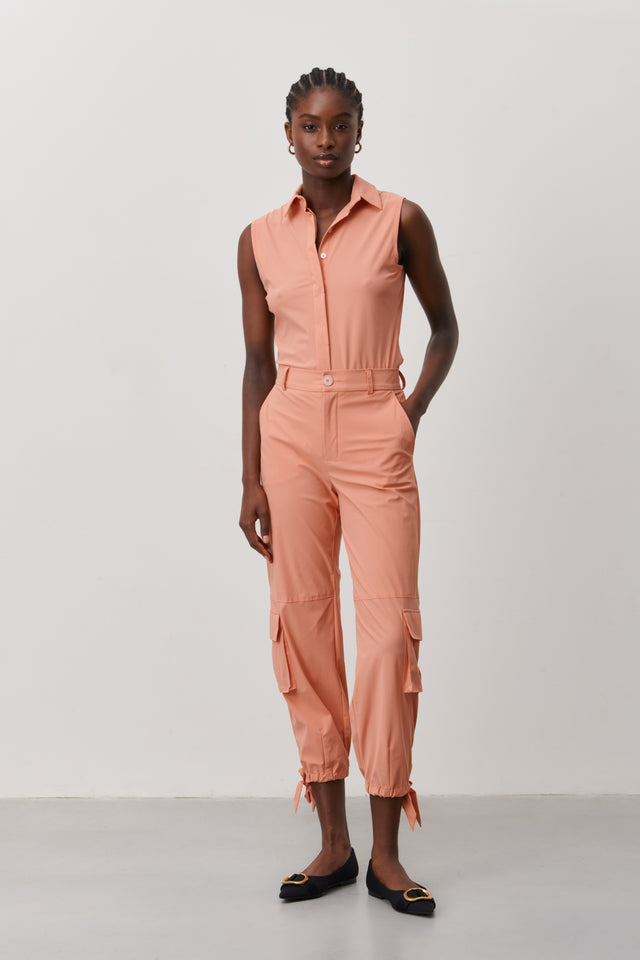 Trend Pants Technical Jersey | Apricot