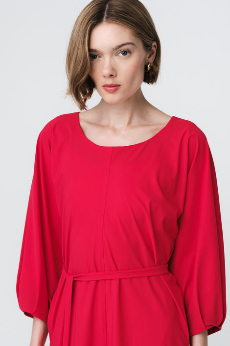 Lide dress technical jersey | Red