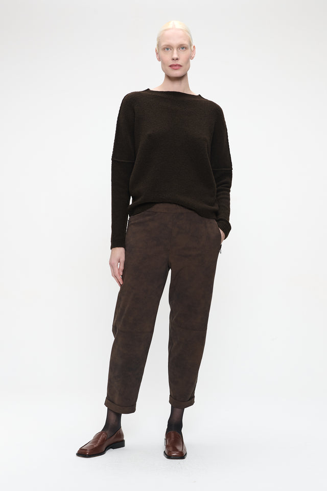 Daphne pants technical jersey | Brown