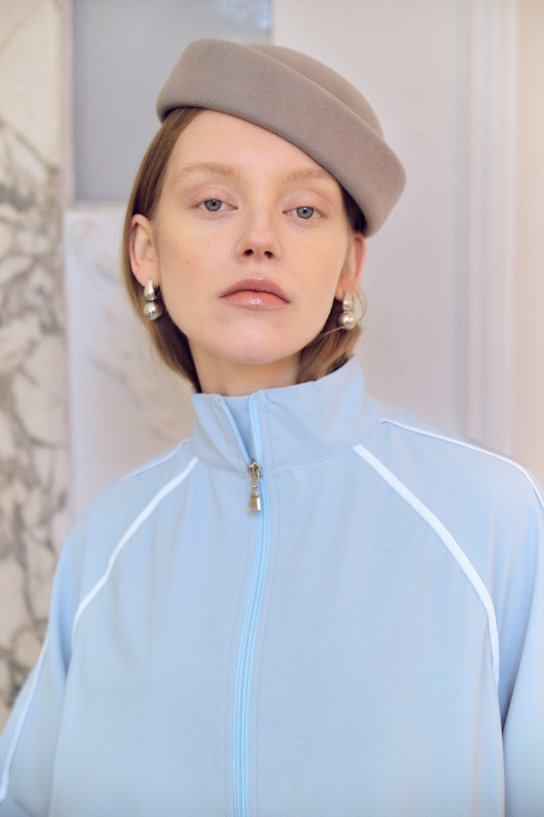 Kerrin structure tech jersay jacket | Light Blue