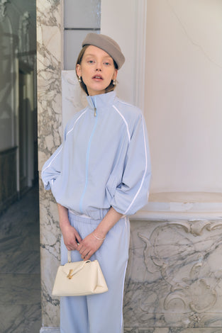 AntinyP structure tech jersay pants | Light Blue