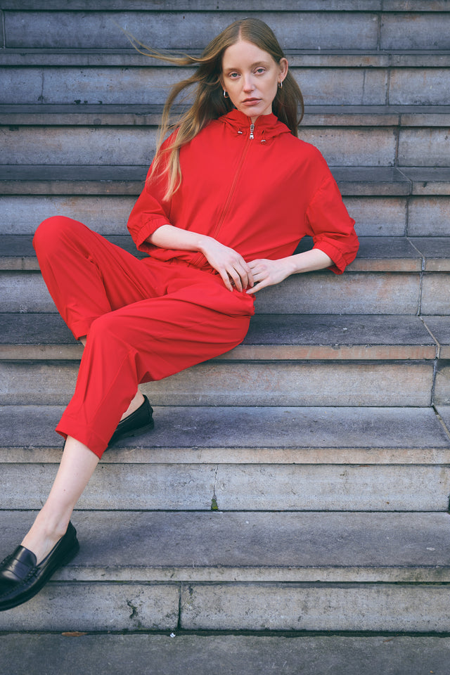 Rosemarie pants technical jersey | Red