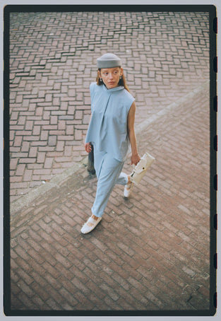 Timelia pants technical jersey | Light Blue