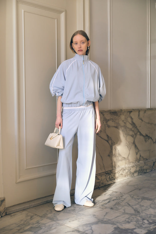 AntinyP structure tech jersay pants | Light Blue