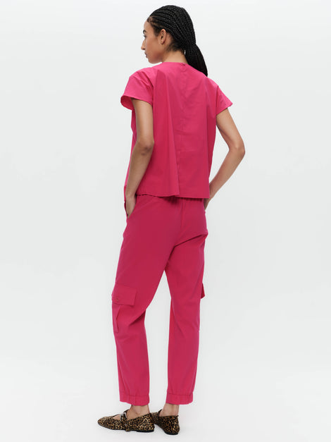 Papavero cotton top | Fuxia