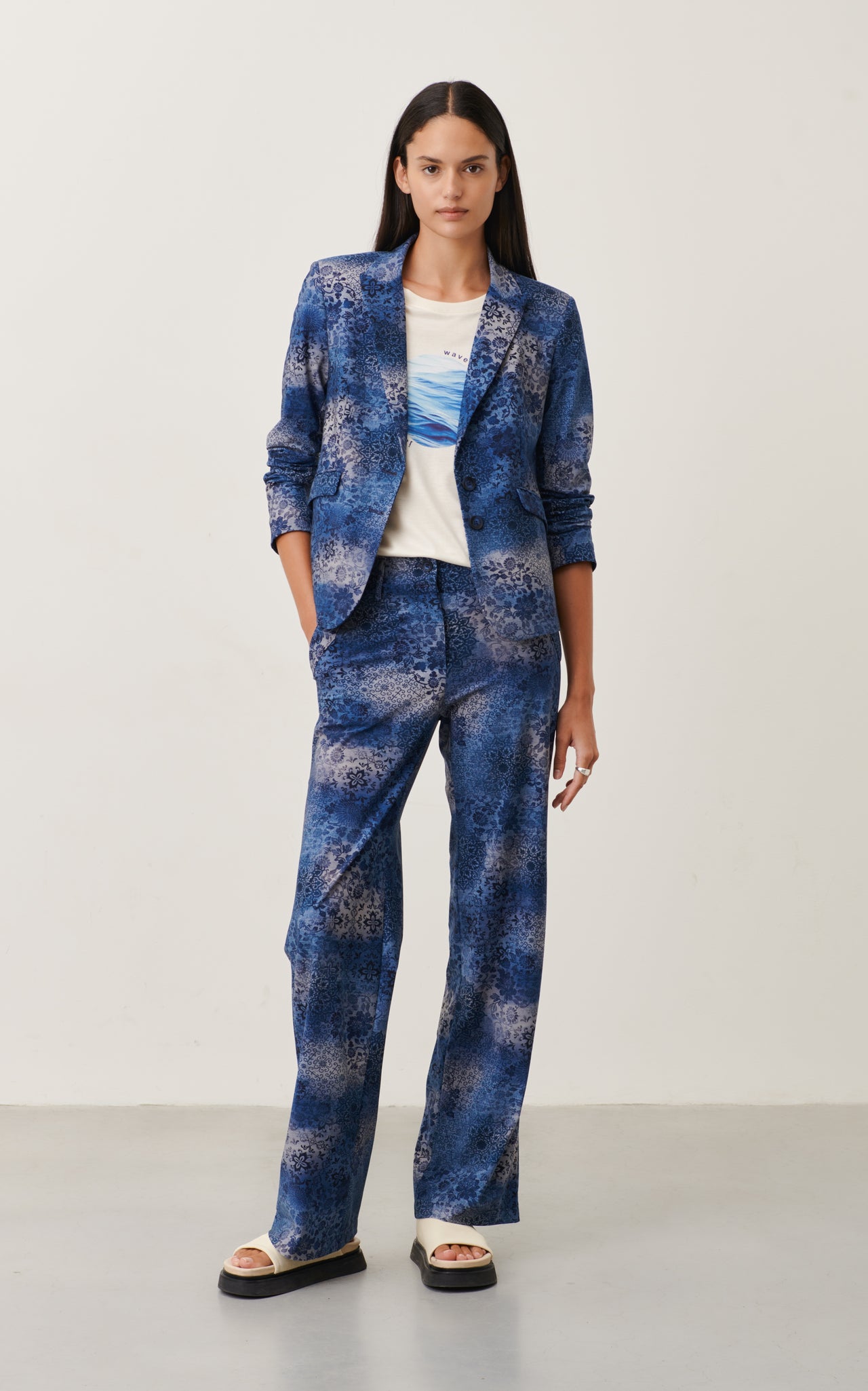 Landa Pants Technical Jersey | Blue