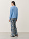 Carola Pants Technical Jersey | Multi Blue