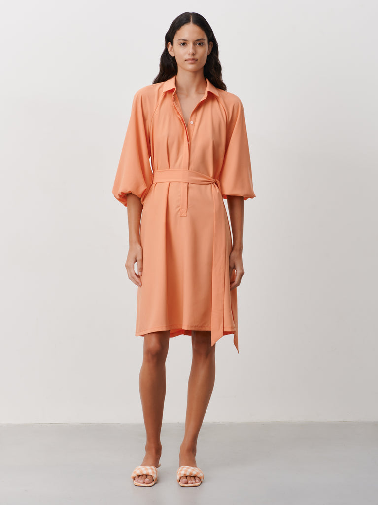 Carlen Short Dress | Orange